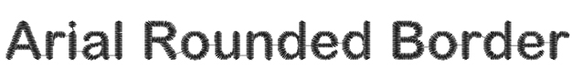 Arial Rounded Border